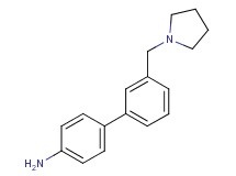 3'-(pyrrolidin-1-ylmethyl)biphenyl-4-amine