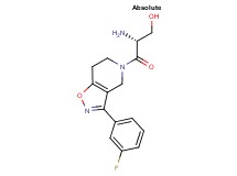 (2R)-2-amino-3-[3-(3-fluorophenyl)-6,7-dihydroisoxazolo[4,5-c]pyridin-5(4H)-yl]-3-oxopropan-1-ol