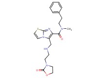 N-methyl-5-({[2-(2-oxo-1,3-oxazolidin-3-yl)ethyl]amino}methyl)-N-(2-phenylethyl)imidazo[2,1-b][1,3]thiazole-6-carboxamide