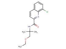 8-chloro-N-(2-ethoxy-1,1-dimethylethyl)quinoline-2-carboxamide
