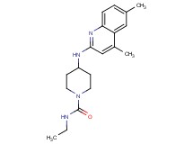 4-[(4,6-dimethylquinolin-2-yl)amino]-N-ethylpiperidine-1-carboxamide