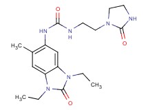 N-(1,3-diethyl-6-methyl-2-oxo-2,3-dihydro-1H-benzimidazol-5-yl)-N'-[2-(2-oxoimidazolidin-1-yl)ethyl]urea