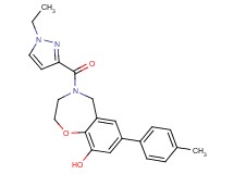 4-[(1-ethyl-1H-pyrazol-3-yl)carbonyl]-7-(4-methylphenyl)-2,3,4,5-tetrahydro-1,4-benzoxazepin-9-ol
