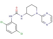 N-(2,5-dichlorophenyl)-N'-(1-pyrazin-2-ylpiperidin-3-yl)urea