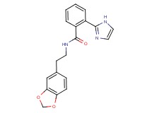N-[2-(1,3-benzodioxol-5-yl)ethyl]-2-(1H-imidazol-2-yl)benzamide