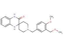 1-[4-methoxy-3-(methoxymethyl)benzyl]-1',4'-dihydro-3'H-spiro[piperidine-4,2'-quinoxalin]-3'-one