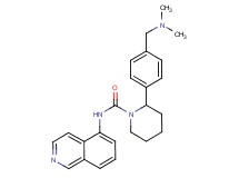 2-{4-[(dimethylamino)methyl]phenyl}-N-isoquinolin-5-ylpiperidine-1-carboxamide