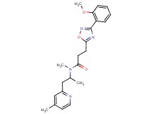 3-[3-(2-methoxyphenyl)-1,2,4-oxadiazol-5-yl]-N-methyl-N-[1-methyl-2-(4-methylpyridin-2-yl)ethyl]propanamide