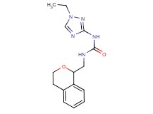 N-(3,4-dihydro-1H-isochromen-1-ylmethyl)-N'-(1-ethyl-1H-1,2,4-triazol-3-yl)urea