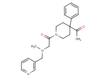 1-{1-[N-methyl-N-(3-pyridinylmethyl)glycyl]-4-phenyl-4-piperidinyl}ethanone