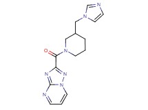 2-{[3-(1H-imidazol-1-ylmethyl)piperidin-1-yl]carbonyl}[1,2,4]triazolo[1,5-a]pyrimidine