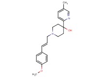 1-[(2E)-3-(4-methoxyphenyl)prop-2-en-1-yl]-4-(5-methylpyridin-2-yl)piperidin-4-ol