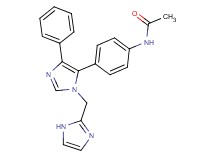 N-{4-[1-(1H-imidazol-2-ylmethyl)-4-phenyl-1H-imidazol-5-yl]phenyl}acetamide