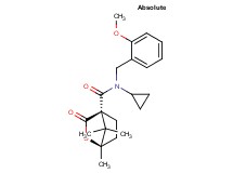 (1R,4S)-N-cyclopropyl-N-(2-methoxybenzyl)-1,7,7-trimethyl-3-oxo-2-oxabicyclo[2.2.1]heptane-4-carboxamide
