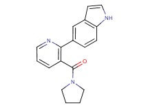 5-[3-(pyrrolidin-1-ylcarbonyl)pyridin-2-yl]-1H-indole