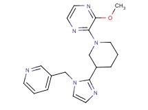 2-methoxy-3-{3-[1-(3-pyridinylmethyl)-1H-imidazol-2-yl]-1-piperidinyl}pyrazine