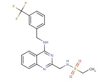 N-[(4-{[3-(trifluoromethyl)benzyl]amino}-2-quinazolinyl)methyl]ethanesulfonamide