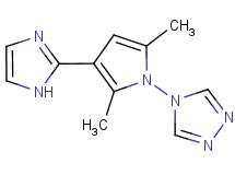 4-[3-(1H-imidazol-2-yl)-2,5-dimethyl-1H-pyrrol-1-yl]-4H-1,2,4-triazole