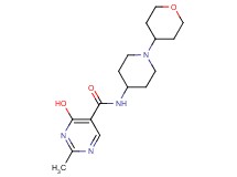 4-hydroxy-2-methyl-N-[1-(tetrahydro-2H-pyran-4-yl)piperidin-4-yl]pyrimidine-5-carboxamide