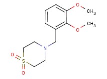 4-(2,3-dimethoxybenzyl)thiomorpholine 1,1-dioxide trifluoroacetate