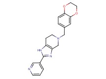 5-(2,3-dihydro-1,4-benzodioxin-6-ylmethyl)-2-pyridin-3-yl-4,5,6,7-tetrahydro-1H-imidazo[4,5-c]pyridine