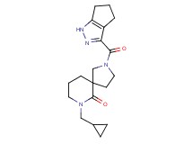 7-(cyclopropylmethyl)-2-(1,4,5,6-tetrahydrocyclopenta[c]pyrazol-3-ylcarbonyl)-2,7-diazaspiro[4.5]decan-6-one