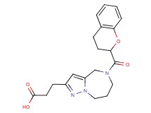 3-[5-(3,4-dihydro-2H-chromen-2-ylcarbonyl)-5,6,7,8-tetrahydro-4H-pyrazolo[1,5-a][1,4]diazepin-2-yl]propanoic acid
