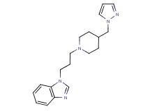 1-{3-[4-(1H-pyrazol-1-ylmethyl)-1-piperidinyl]propyl}-1H-benzimidazole bis(trifluoroacetate)