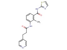 2-methyl-3-[(3-pyridin-4-ylpropanoyl)amino]-N-1,3-thiazol-2-ylbenzamide