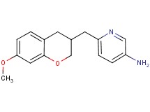 6-[(7-methoxy-3,4-dihydro-2H-chromen-3-yl)methyl]pyridin-3-amine