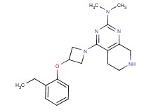 4-[3-(2-ethylphenoxy)azetidin-1-yl]-N,N-dimethyl-5,6,7,8-tetrahydropyrido[3,4-d]pyrimidin-2-amine