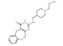 2-({[1-(2-hydroxyethyl)piperidin-4-yl]methyl}amino)-5,11-dihydro[1]benzoxepino[3,4-d]pyrimidin-4(3H)-one