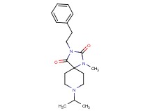 8-isopropyl-1-methyl-3-(2-phenylethyl)-1,3,8-triazaspiro[4.5]decane-2,4-dione