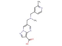 6-({methyl[(2-methylpyridin-4-yl)methyl]amino}methyl)pyrazolo[1,5-a]pyrimidine-3-carboxylic acid