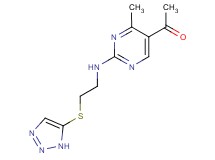 1-(4-methyl-2-{[2-(1H-1,2,3-triazol-5-ylthio)ethyl]amino}pyrimidin-5-yl)ethanone