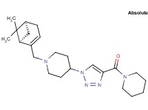1-{[(1R,5S)-6,6-dimethylbicyclo[3.1.1]hept-2-en-2-yl]methyl}-4-[4-(1-piperidinylcarbonyl)-1H-1,2,3-triazol-1-yl]piperidine