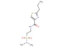 N-{2-[(dimethylamino)sulfonyl]ethyl}-2-propyl-1,3-thiazole-4-carboxamide