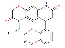 9-(2,3-dimethoxyphenyl)-1-ethyl-8,9-dihydro-1H-[1,4]oxazino[3,2-g]quinoline-2,7(3H,6H)-dione