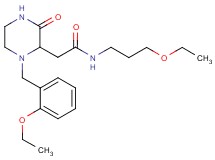 2-[1-(2-ethoxybenzyl)-3-oxo-2-piperazinyl]-N-(3-ethoxypropyl)acetamide