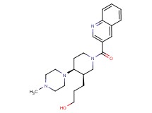 3-[(3R*,4S*)-4-(4-methylpiperazin-1-yl)-1-(quinolin-3-ylcarbonyl)piperidin-3-yl]propan-1-ol