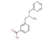 3-{[methyl(pyrazin-2-ylmethyl)amino]methyl}benzoic acid