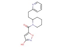 5-{[2-(2-pyridin-2-ylethyl)piperidin-1-yl]carbonyl}isoxazol-3-ol