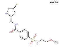 N-{[(2S,4S)-4-fluoro-2-pyrrolidinyl]methyl}-4-{[(2-methoxyethyl)amino]sulfonyl}benzamide hydrochloride