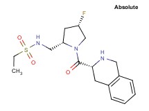 N-({(2S,4S)-4-fluoro-1-[(3R)-1,2,3,4-tetrahydro-3-isoquinolinylcarbonyl]-2-pyrrolidinyl}methyl)ethanesulfonamide hydrochloride