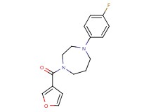 1-(4-fluorophenyl)-4-(3-furoyl)-1,4-diazepane