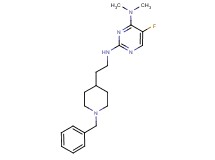 N~2~-[2-(1-benzylpiperidin-4-yl)ethyl]-5-fluoro-N~4~,N~4~-dimethylpyrimidine-2,4-diamine