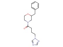 2-benzyl-4-[4-(1H-1,2,4-triazol-1-yl)butanoyl]morpholine