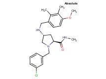 (4R)-1-(3-chlorobenzyl)-4-[(4-methoxy-2,3-dimethylbenzyl)amino]-N-methyl-L-prolinamide