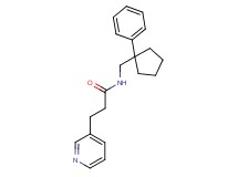 N-[(1-phenylcyclopentyl)methyl]-3-pyridin-3-ylpropanamide