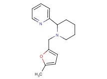2-{1-[(5-methyl-2-furyl)methyl]-2-piperidinyl}pyridine